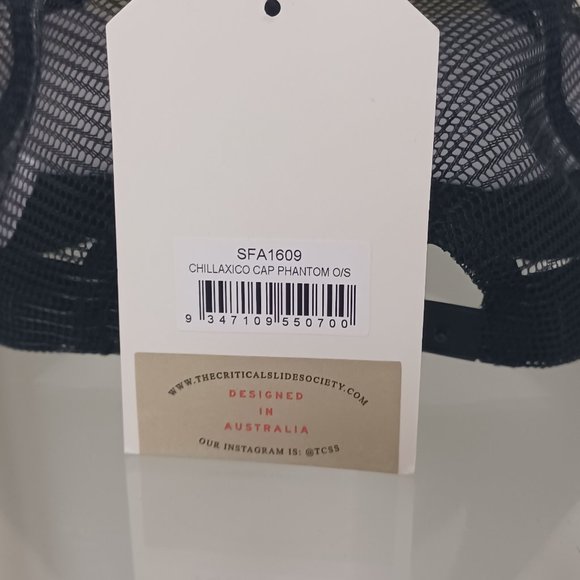 Critical Slide Society - Men's Cap Beach Style- Chilaxico- Phantom O/S - Picture 2 of 2